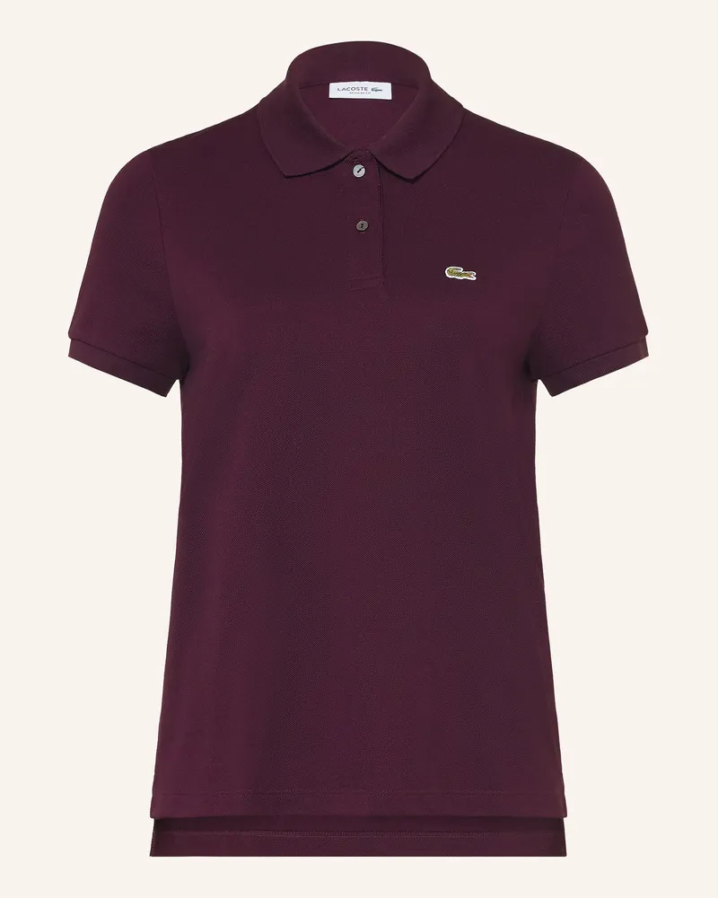 Lacoste Piqué-Poloshirt rot Dunkelrot