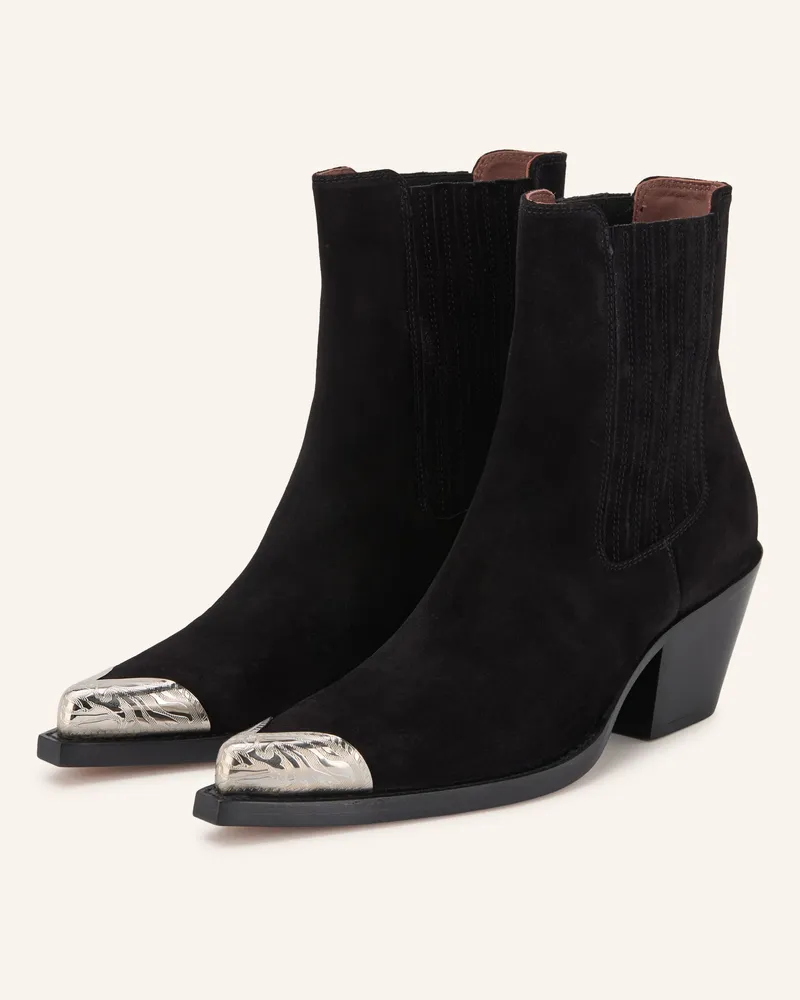 Paris Texas Cowboy Boots Dallas schwarz Schwarz