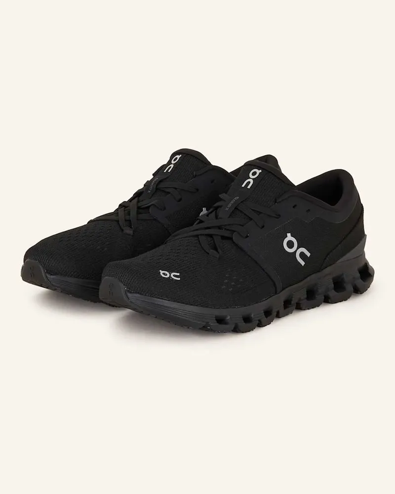 ON Running Fitnessschuhe CLOUD X 4 - SCHWARZ Schwarz