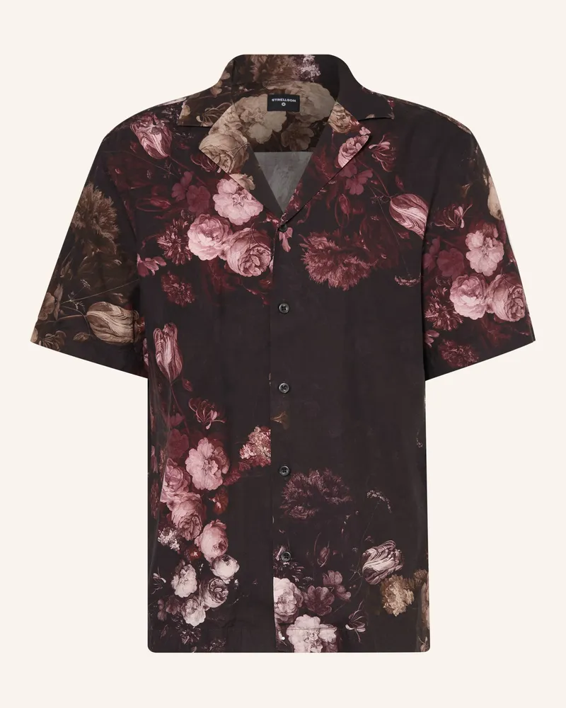 Strellson Resorthemd CLINT Comfort Fit Dunkelrot