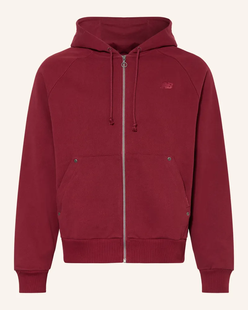 New Balance Sweatjacke Dunkelrot