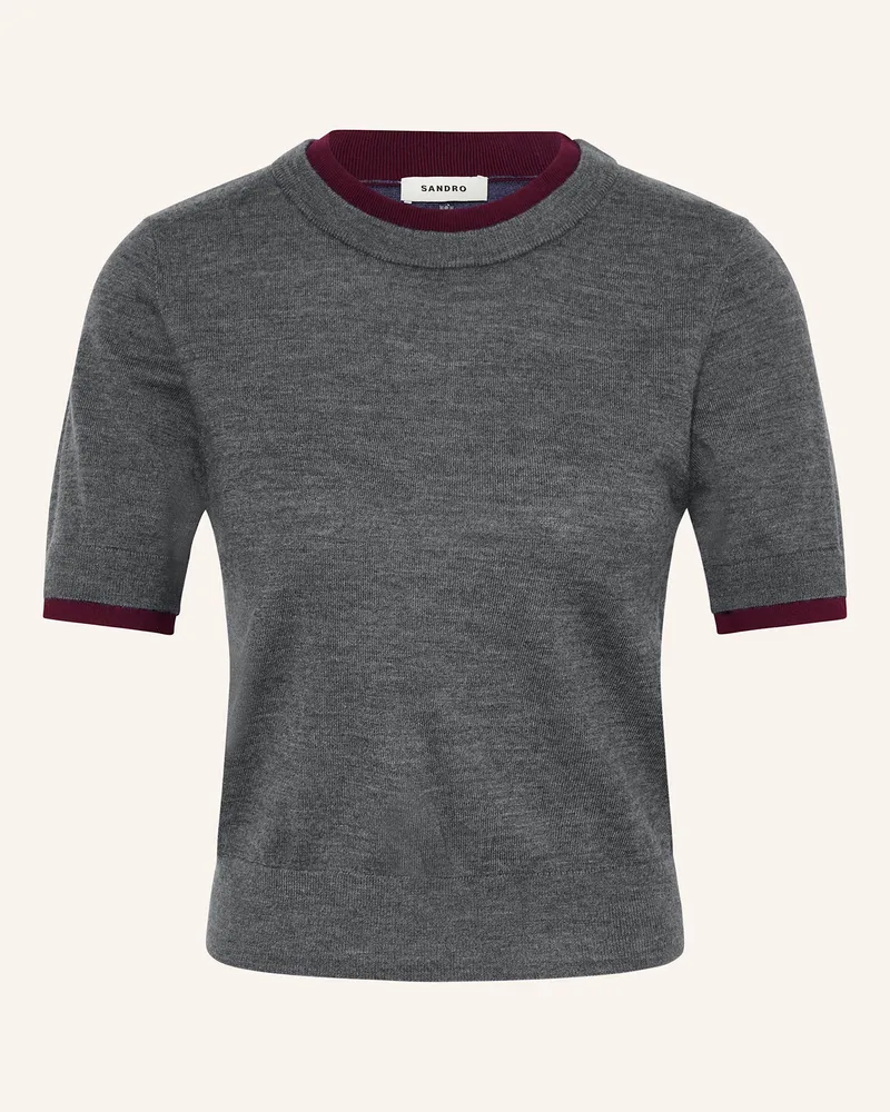 Sandro Strickshirt Grau