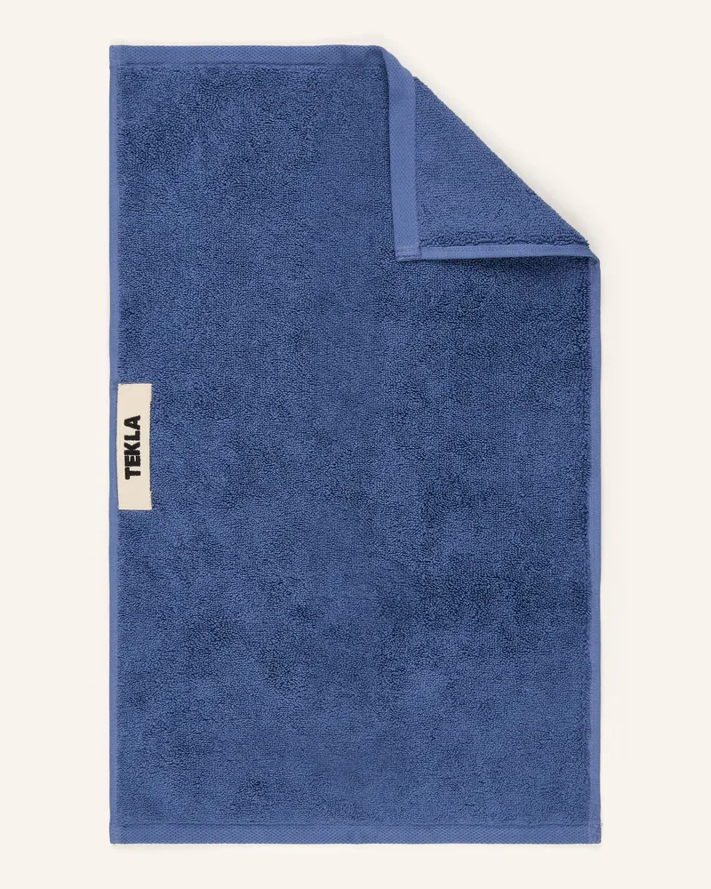 TEKLA Gästehandtuch blau Blau