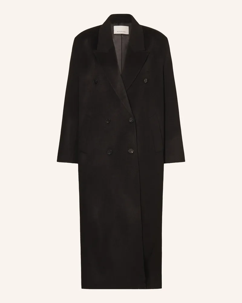 FRANKIE Shop Wollmantel Gaia schwarz Schwarz