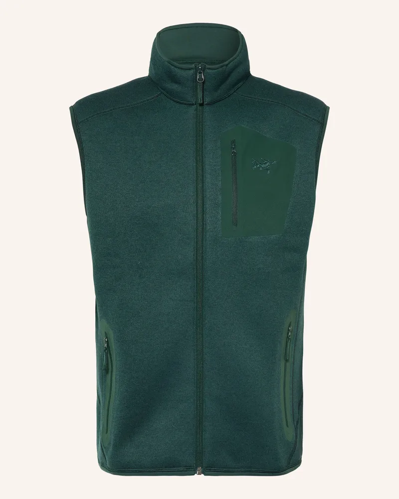 Arc'teryx Arc'teryx Strick-Fleeceweste Covert gruen Dunkelgrün