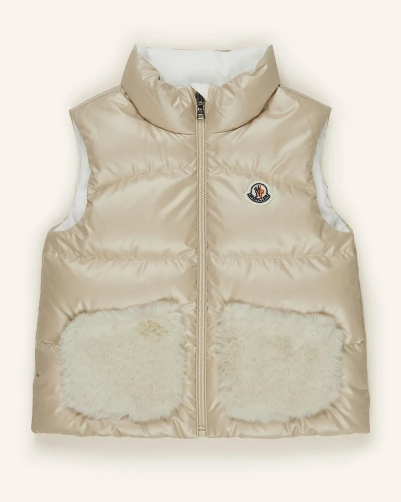 Moncler Daunenweste Vivi beige Beige