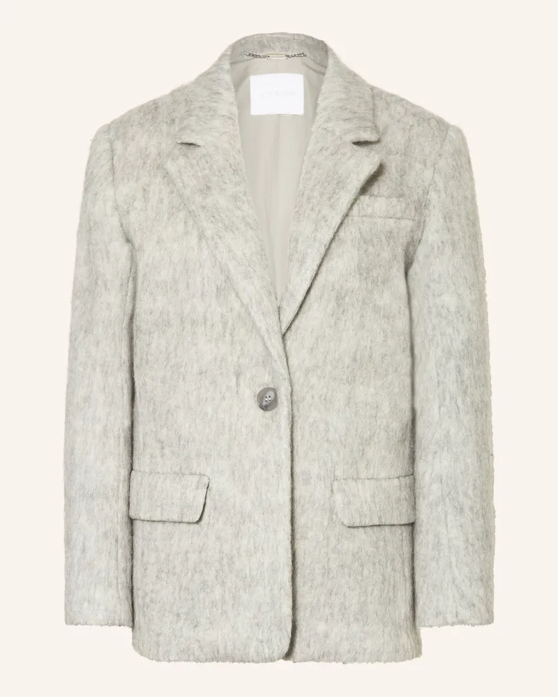 Rich&Royal Kunstfell-Blazer Hellgrau