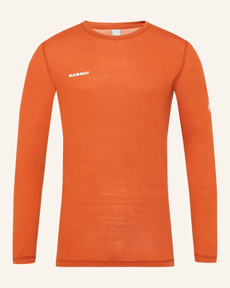 Mammut Longsleeve Tree Wool Fl orange Orange