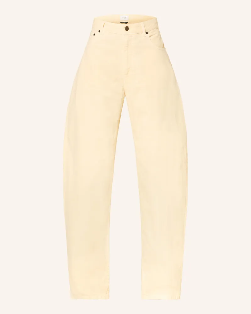 Haikure Barrel Jeans Bibi gelb T0343