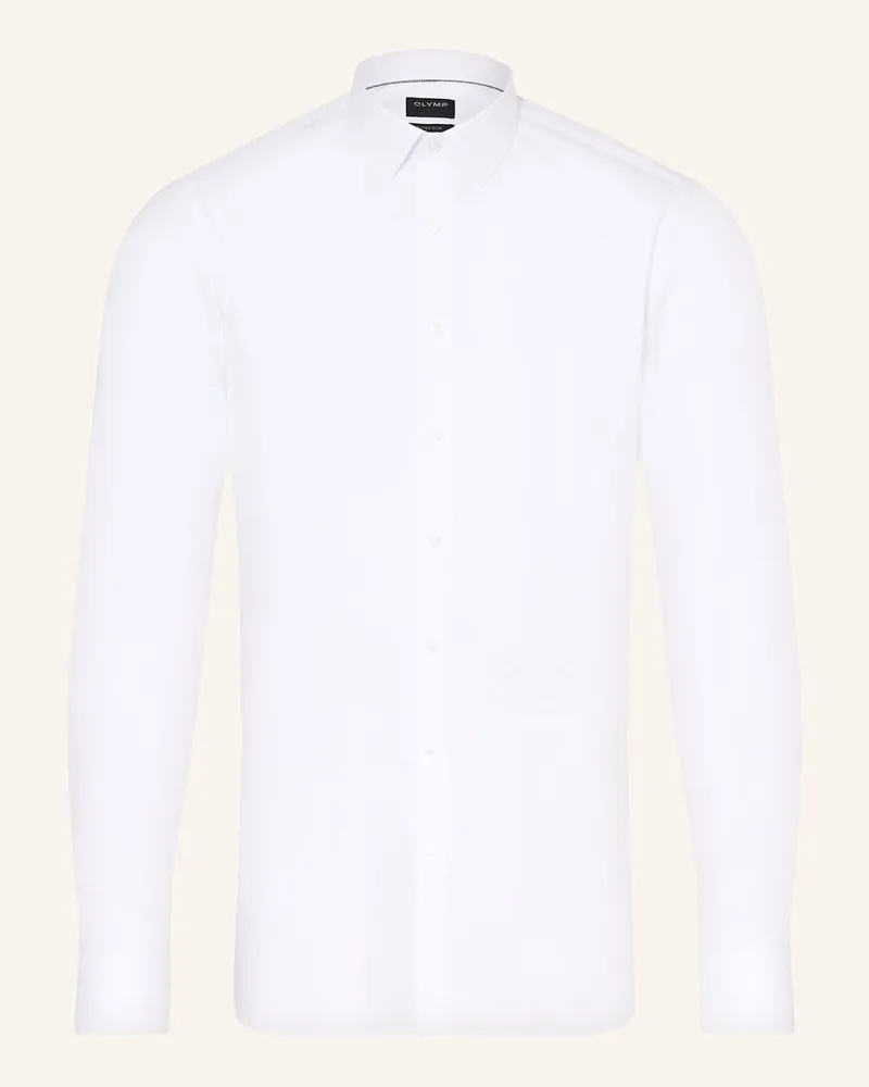 Olymp Hemd No. Six Super Slim Mit Extralangem Arm weiss Weiss