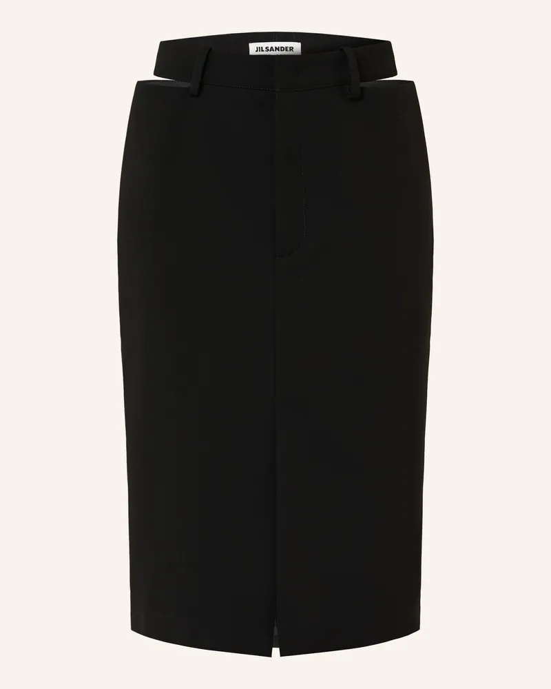 Jil Sander Rock Mit Cut-Outs schwarz Schwarz