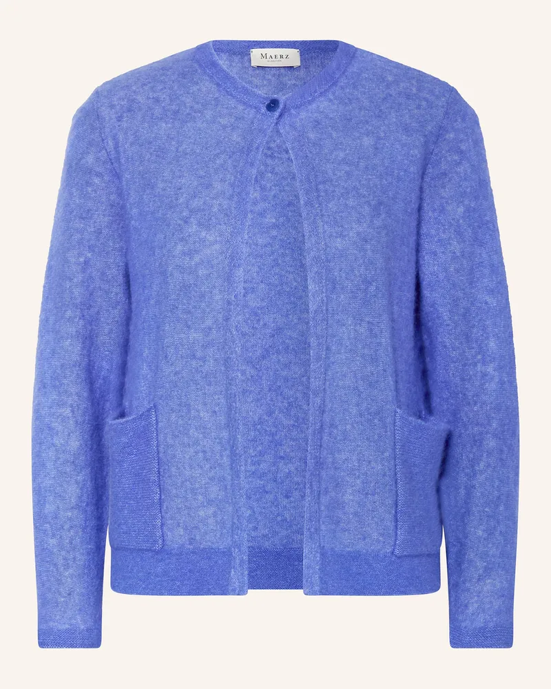 Maerz Strickjacke mit Alpaka Blau