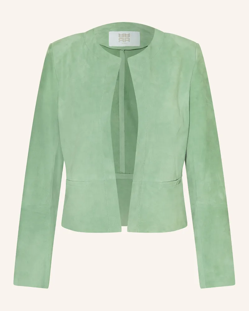 Riani Lederjacke gruen Grün