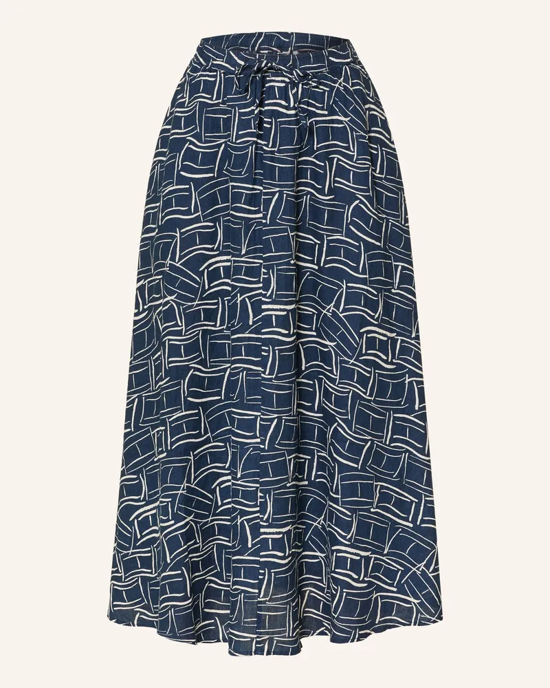 Tommy Hilfiger Leinenrock blau Dunkelblau