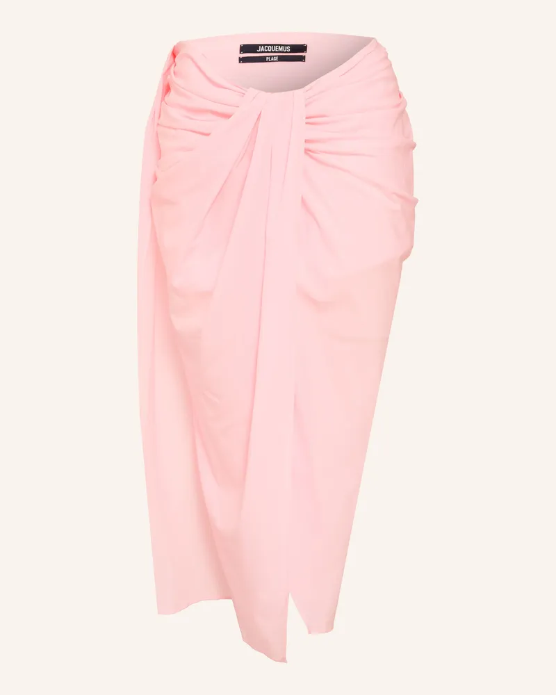 Jacquemus Rock La Jupe Pareo rosa Rosa