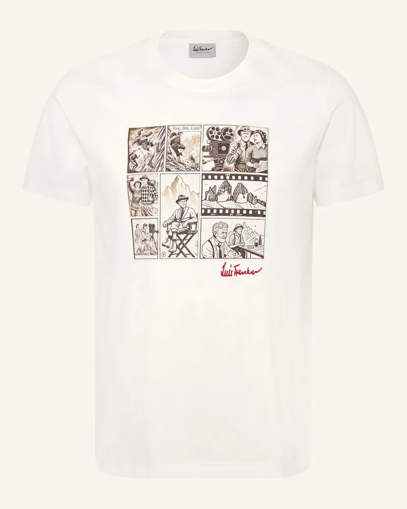 Luis Trenker T-Shirt Lucomic weiss Creme