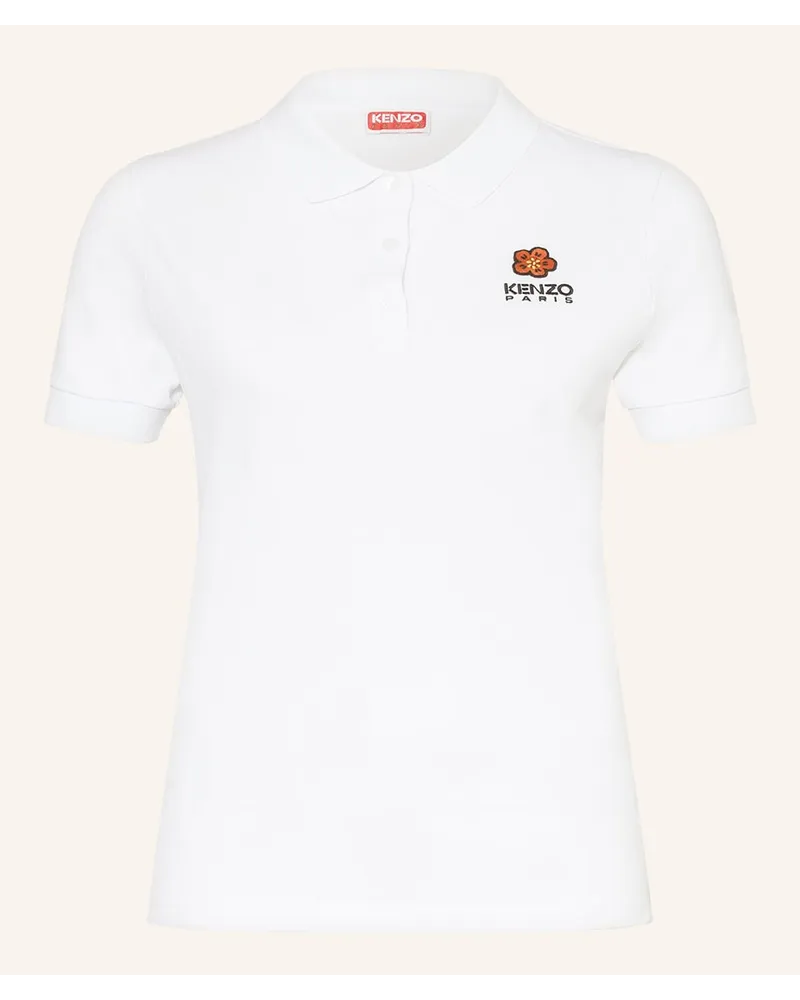 Kenzo Piqué-Poloshirt Weiss