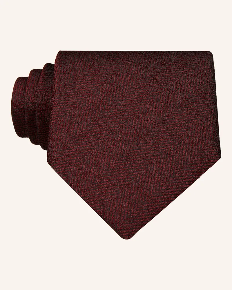 HUGO BOSS Krawatte H-TIE Dunkelrot