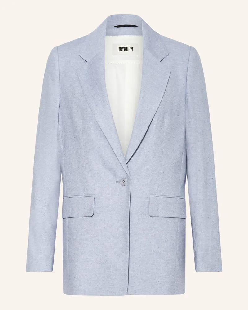 Drykorn Blazer GLENDALE mit Leinen Blaugrau