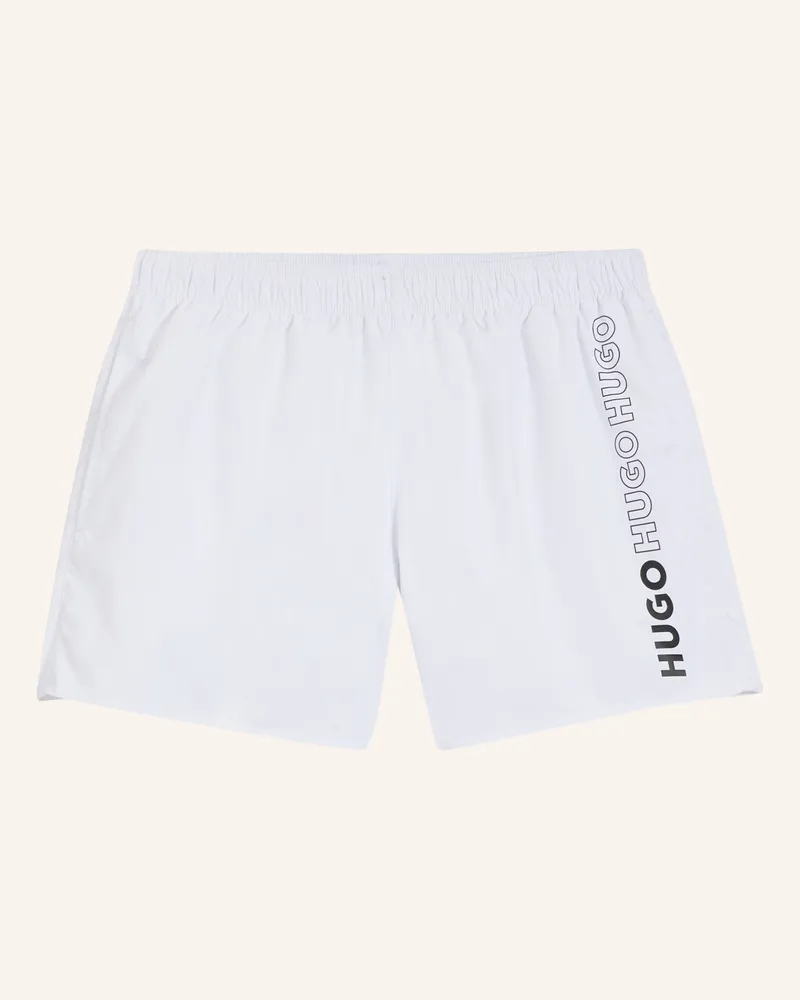 HUGO BOSS Badeshort Tiki weiss Weiss