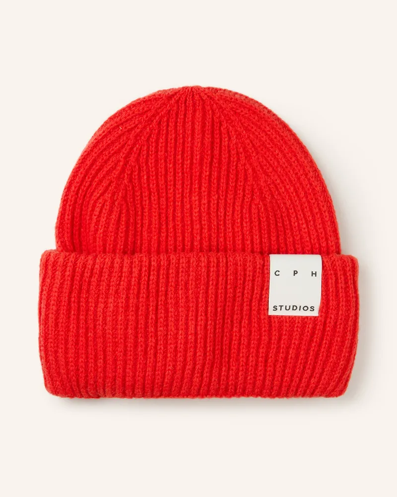 Copenhagen Mütze rot Rot