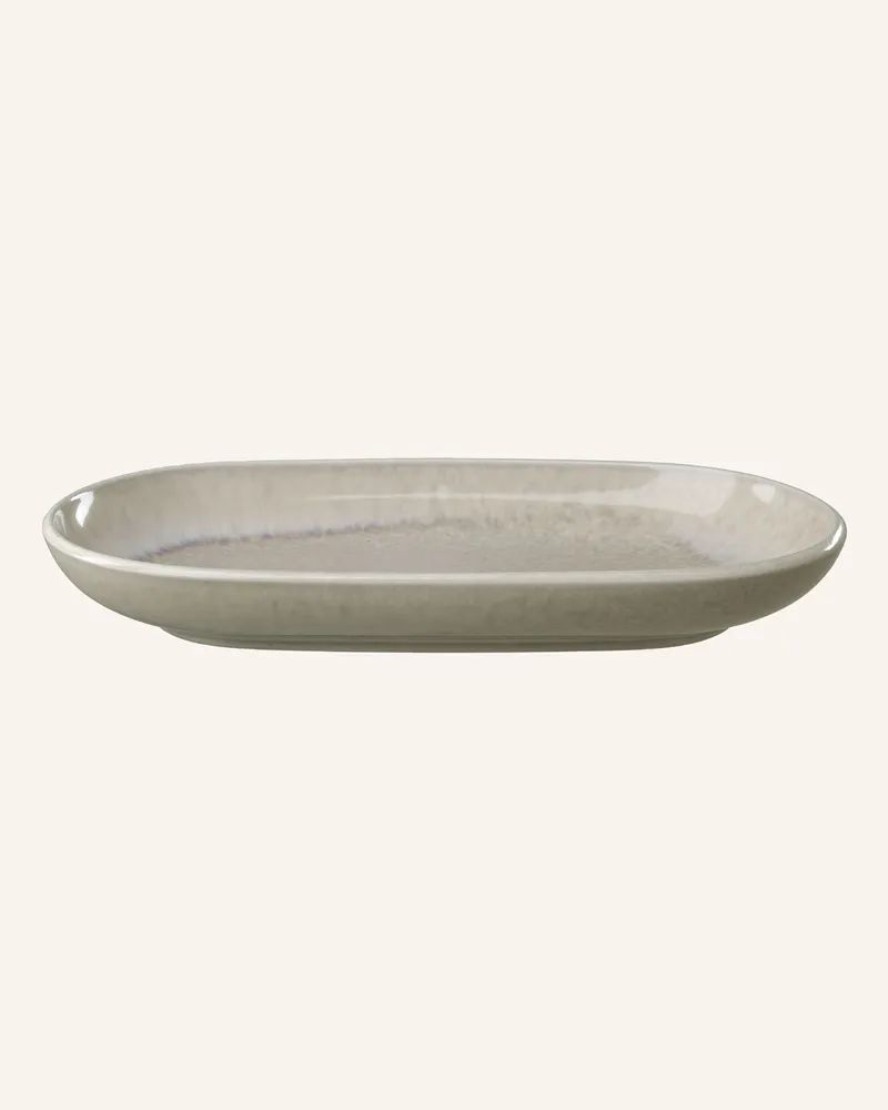 Villeroy & Boch Servierplatte Perlemor Sand beige Beige