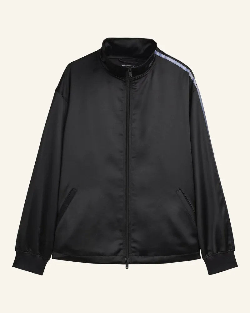 Y-3 Y-3 Satin Gradient 3-Streifen Trainingsjacke schwarz Schwarz
