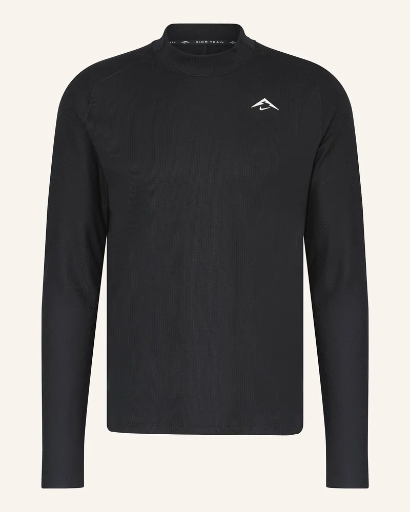 Nike Laufshirt DRI-FIT TRAIL Schwarz