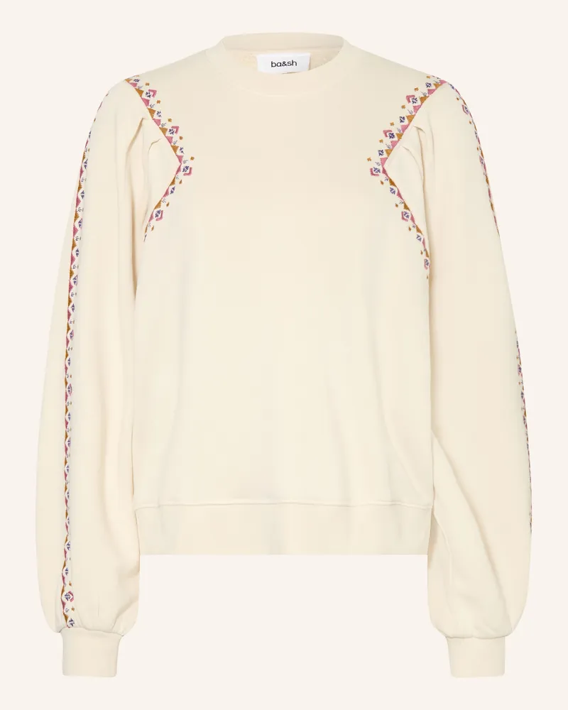 ba&sh Sweatshirt Mesta weiss Creme