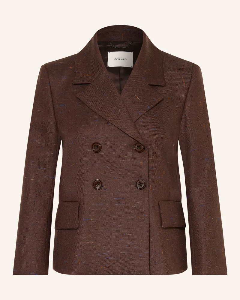 Dorothee Schumacher Blazer Casual Attraction braun Dunkelbraun