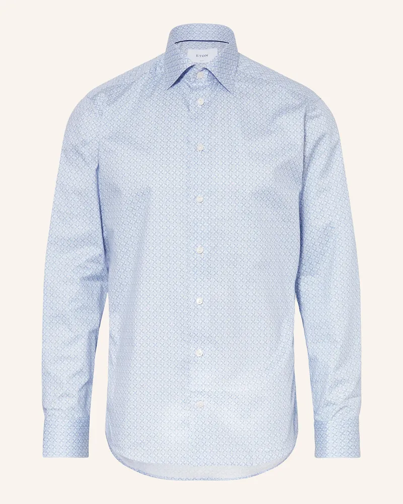 Eton Hemd Slim Fit Blau