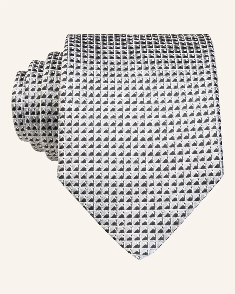 Olymp Krawatte grau Hellgrau