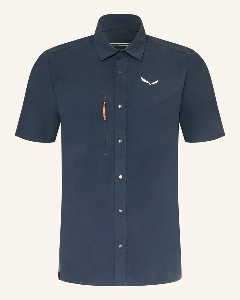 Salewa Outdoor-Hemd Puez blau Dunkelblau