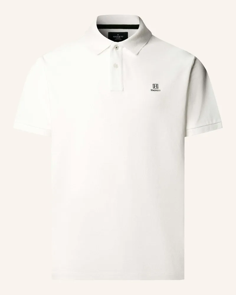 Hackett Poloshirt Heritage H Sml Logo Pl weiss Creme