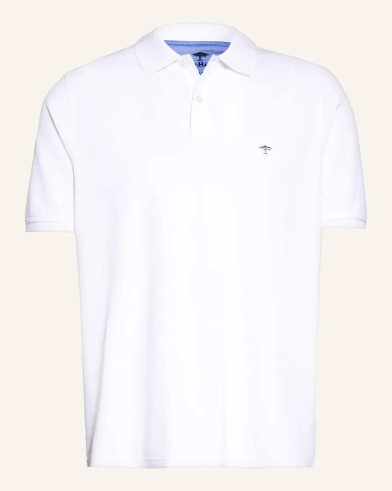 Fynch-Hatton Piqué-Poloshirt weiss Weiss