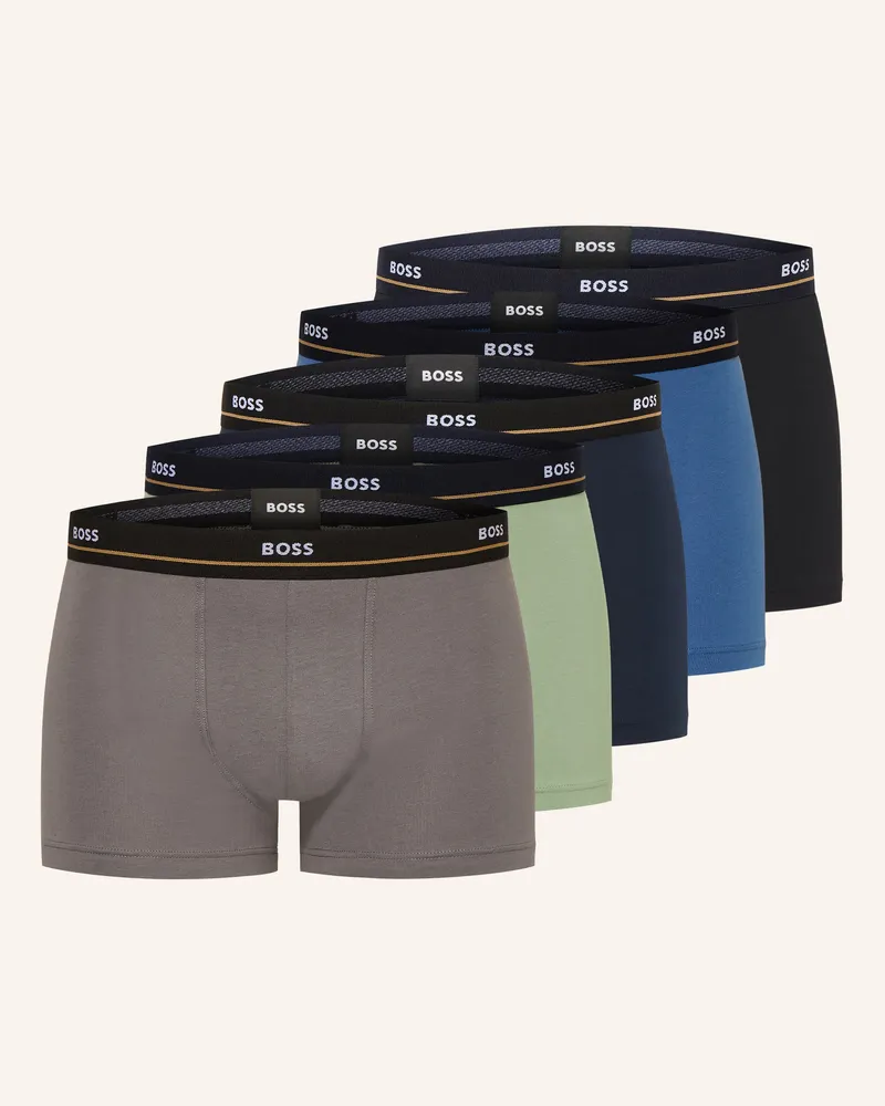 HUGO BOSS 5er-Pack Boxershorts Essential blau Blau
