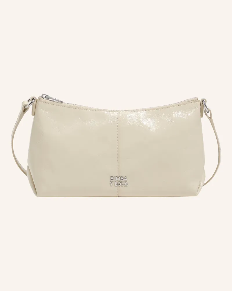BIMBA Y LOLA Tasche Leder Klein weiss Weiss