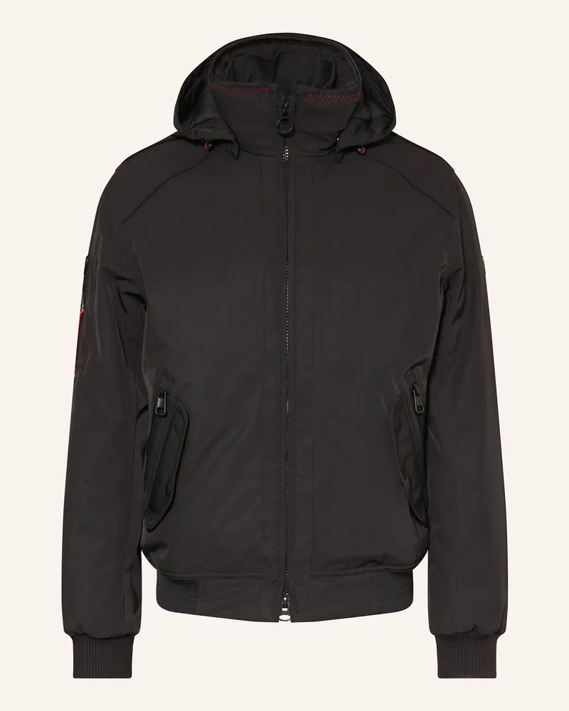 Wellensteyn Jacke Cicero Mit Abnehmbarer Kapuze schwarz Schwarz