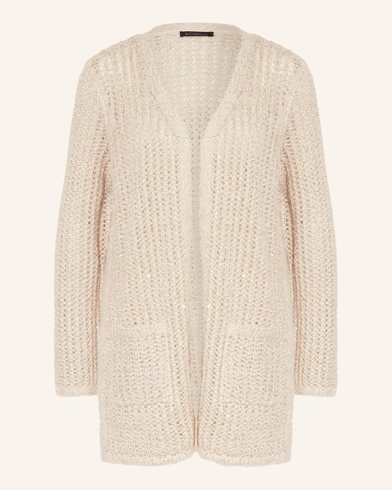 Betty Barclay Strickhülle mit Pailletten Beige