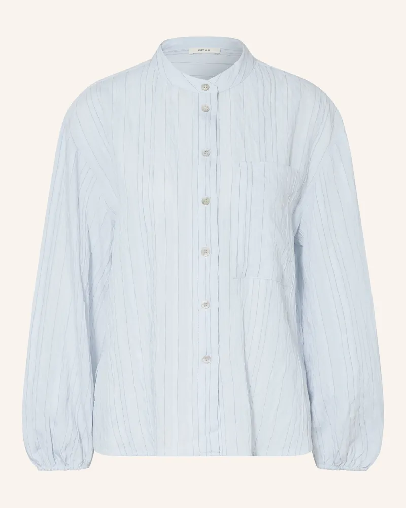 OPUS Bluse Flaria blau Hellblau