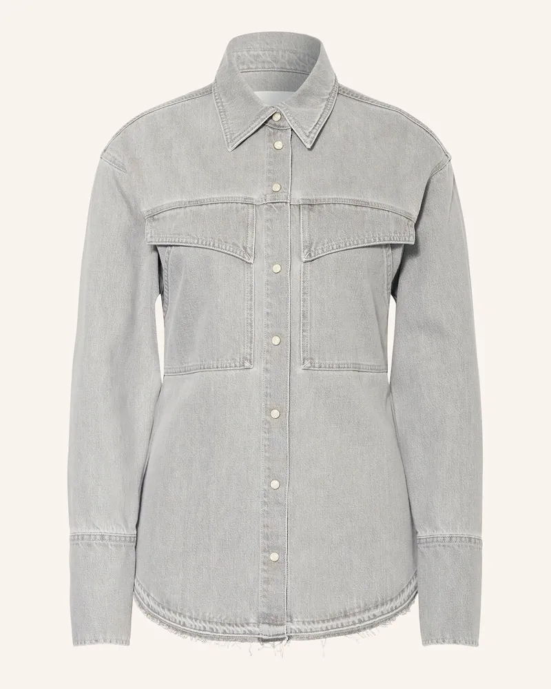 Closed Jeansbluse Hellgrau