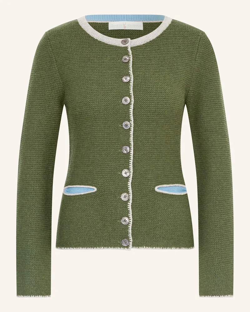 Johann & Johanna Strickjanker gruen Dunkelgrün