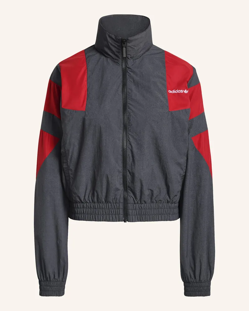 adidas Blocked Washed Zipped Tracktop schwarz Schwarz