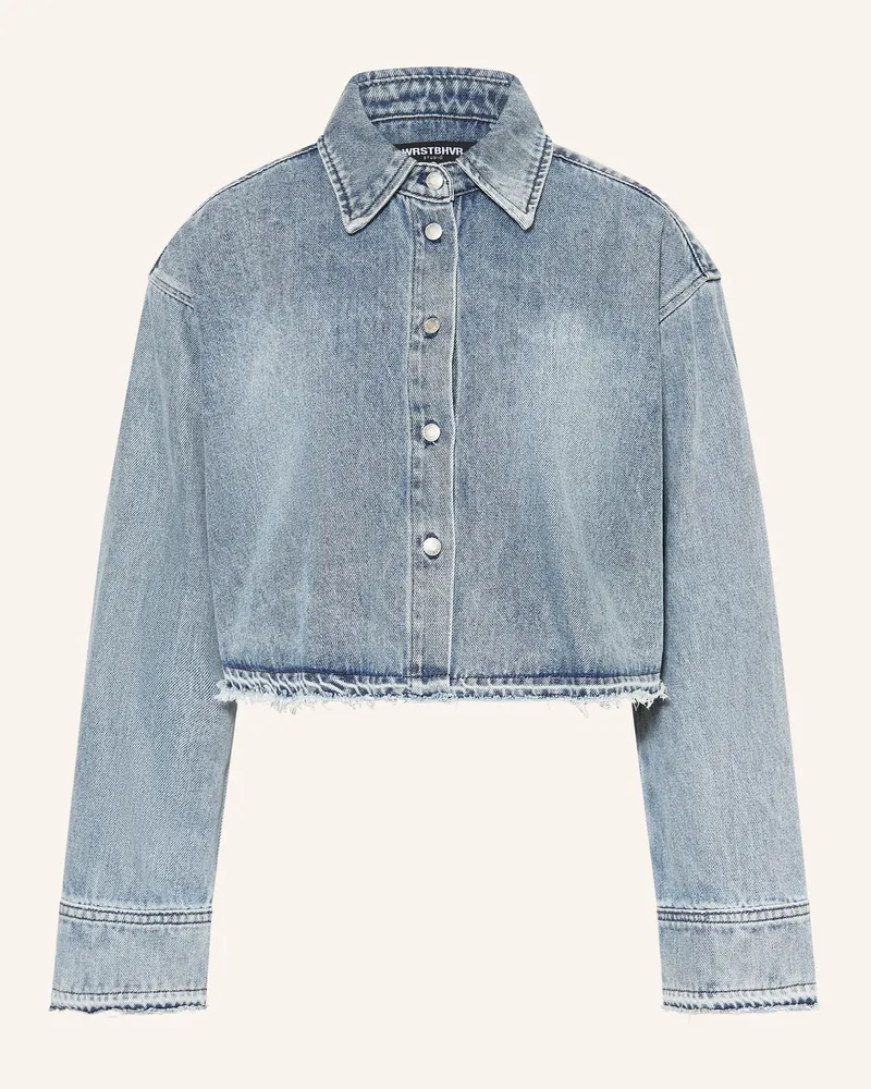 WRSTBHVR Jeansbluse JELLA Hellblau