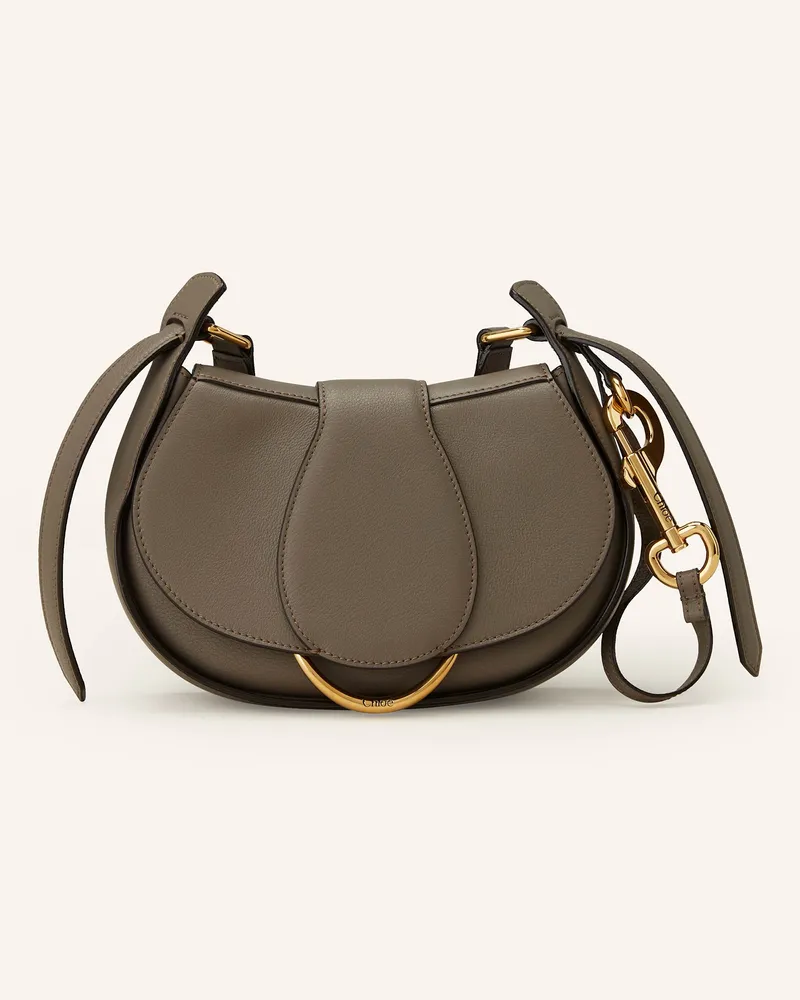 Chloé Umhängetasche Ride Small grau Flannel
