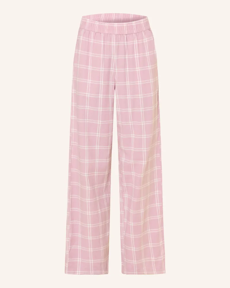 Darling Harbour Schlafhose Aus Flanell rosa Rose