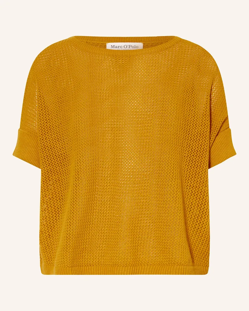 Marc O'Polo Strickshirt Dunkelgelb