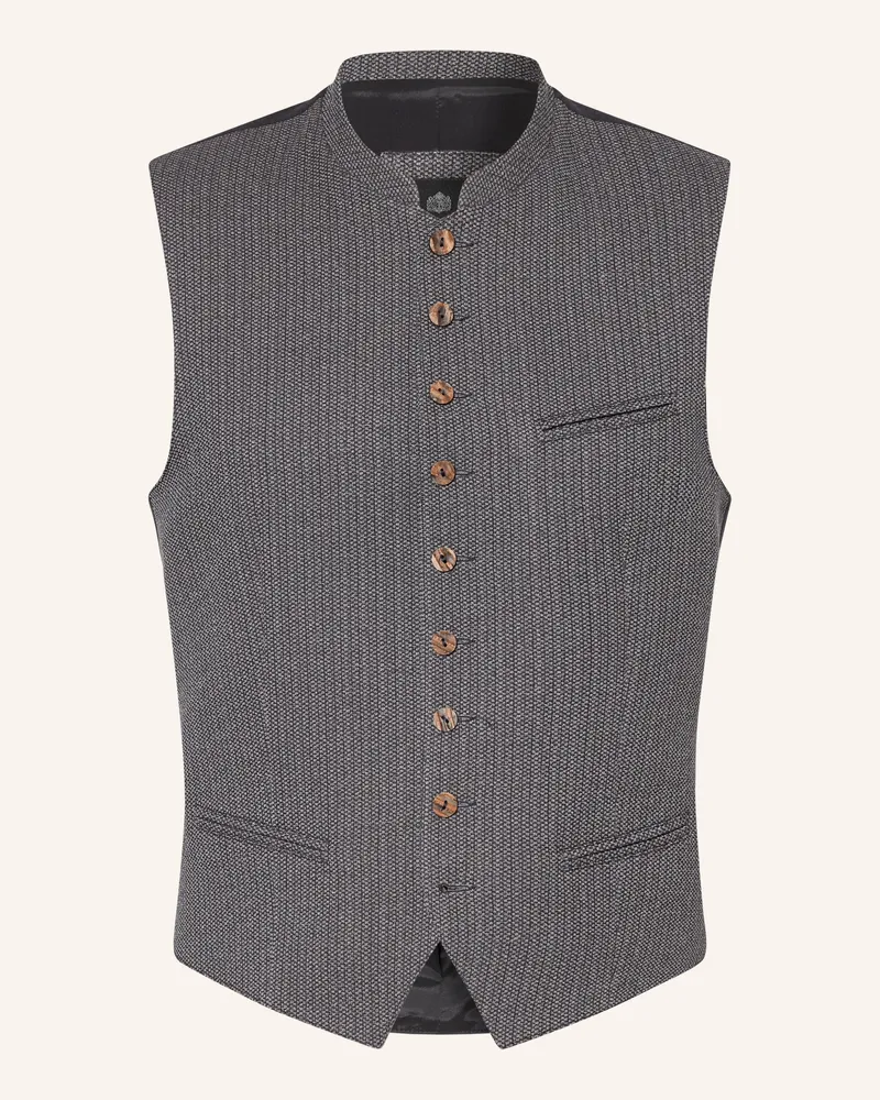 Hammerschmid Trachtenweste Carl Slim Fit blau Dunkelblau