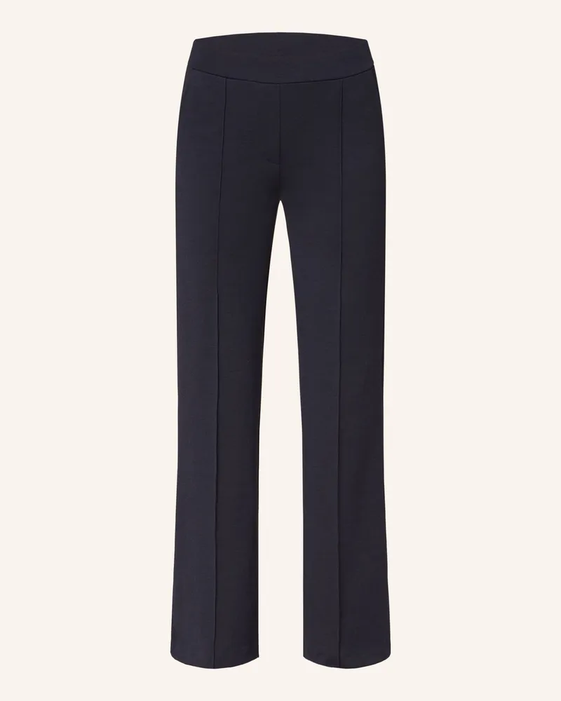 Smith & Soul Marlenehose aus Jersey Dunkelblau