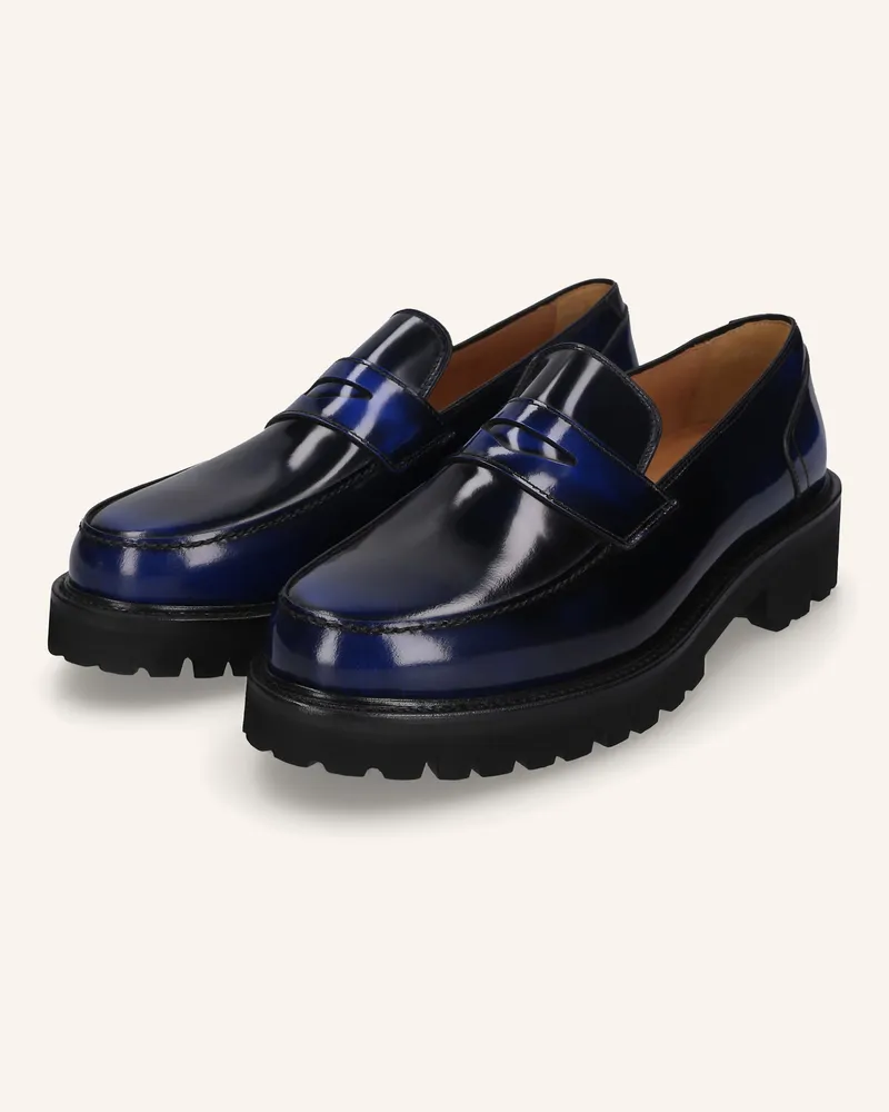 Henry Stevens Loafer Haywood Pl blau Dunkelblau